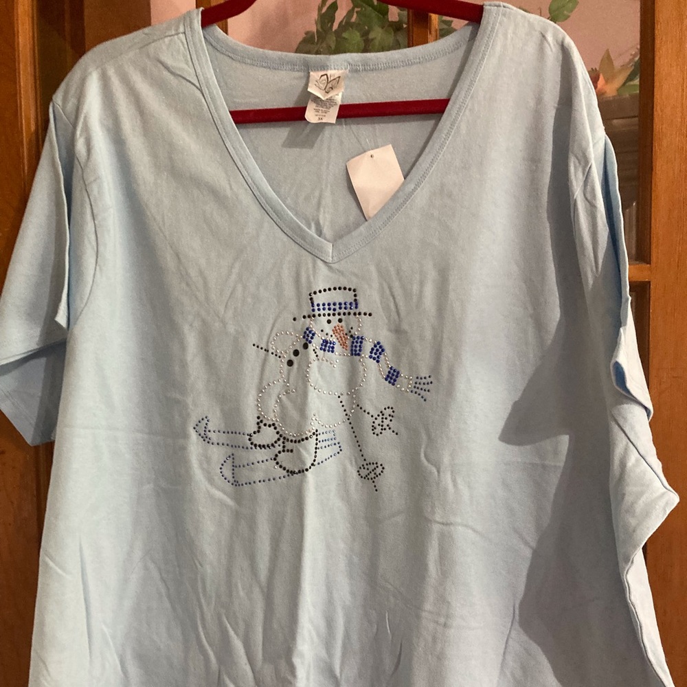 NWT snowman T-shirt size 3X